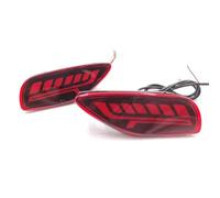 ATGCBCAUF para Kia para Seltos 2019 2020 2021 Reflector LED para Coche Luz Trasera Parachoques Luz Antiniebla Trasera Luz De Freno Señal De Giro 1 Par(2 Functions)