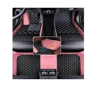 ATGCBCAUF para Mazda 6 GG 2003 2004 2005 2006 2007 Alfombrilla Cuero Personalizada Piso Automóvil Alfombrilla Piso Interior Almohadillas Impermeables Los Pies Alfombrillas A Medida(Black with Pink)