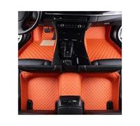 ATGCBCAUF para Mazda 6 GG 2003 2004 2005 2006 2007 Alfombrillas Cuero Personalizadas Suelo Coche Juego Completo Alfombrillas Impermeables Los Pies Alfombra Alfombrillas A Medida(Orange)