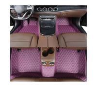 ATGCBCAUF para N&issan para Marzo 2010-2018 Alfombrillas De Piso para Automóvil Personalizadas Almohadillas De Cuero para Pies Alfombrillas Impermeables Alfombrillas A Medida(Purple)