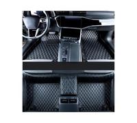 ATGCBCAUF para N&issan para Navara D40 2007-2018 Alfombrillas De Cuero Piso del Automóvil Alfombra Interior Alfombrillas Impermeables Alfombrillas para Pies Alfombrillas A Medida(Full Black)