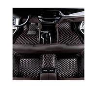 ATGCBCAUF para N&issan para Qashqai J10 2007 2008 2009 2010 2011 2012 2013 Alfombrillas De Cuero para El Suelo del Coche Alfombrillas Impermeables Alfombrillas A Medida(Black Red)