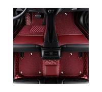 ATGCBCAUF para P&orsche para Cayenne 2006-2023 Alfombrillas De Suelo De Coche De Doble Capa Personalizadas Alfombras Interiores Alfombrillas Impermeables Alfombrillas A Medida(Rojo,2018-2023)