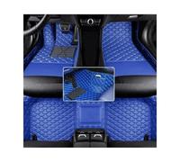 ATGCBCAUF para R&enault para Clio 3 2006 2007 2008 2009 Alfombrillas Cuero Personalizadas Piso Automóvil Alfombrillas Interiores Piso Alfombrillas Impermeables Alfombrillas A Medida(Azul)