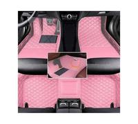 ATGCBCAUF para R&enault para Sandero 2007 2008 2009 2011 Alfombrillas Cuero Personalizadas Piso del Automóvil Alfombrillas Piso Interior Alfombra Impermeable Alfombrillas A Medida(Pink)