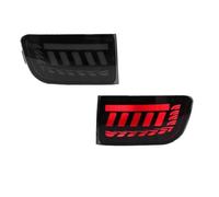 ATGCBCAUF para Toyota para Land Cruiser para Prado 120 para 4Runner 2002-2009 Reflector De Parachoques Trasero LED Rojo Luz De Freno Trasera Luces De Giro(2PC Smoked Lens)