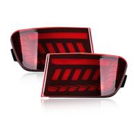 ATGCBCAUF para Toyota para Prado 120 FJ120 LC120 J12 para 4Runner 2003 2004 2005 2006 2007 2008 2009 Luz Freno Luz De Giro LED Luz De Parachoques Trasero DRL(Red Shell)