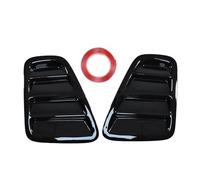 ATGCBCAUF Pegatina Decorativa para Luz Trasera De ABS Negro Brillante/Aspecto Carbono para F&iat 500 para Abarth 595 695 2016-2024(Glossy Black)