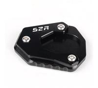 ATGCBCAUF Placa Soporte Extensión para VOGE para Valico DSX525 525DSX DS525X 525 DSX Soporte Lateral para Motocicleta Ampliar Almohadilla Extensión para Pata Cabra Placa Accesorios(Negro)