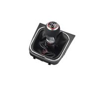 ATGCBCAUF Pomo de cambio de marchas para Ibiza 6J y Leon MK1, ABS + cuero, rojo, talla única
