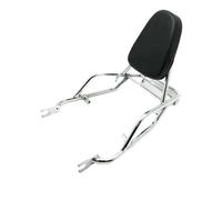 ATGCBCAUF Portaequipajes Trasero para Kawasaki W400 W650 W800 Portaequipajes para Motocicleta Respaldo Portaequipajes para Motocicleta Portaequipajes De Carga Portaequipajes Trasero(Chrome Silver)