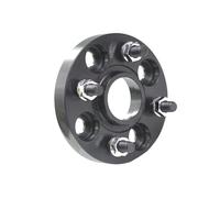ATGCBCAUF Separadores Doble Centrado 1 Espaciador De Rueda De Aleación De Aluminio 4X100 CB 54.1 Espaciador De Rueda para Daihatsu para Atrai para Ayla para Boon para Copen(1Pc Spacer 25mm-BK)