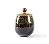 ATGQBCF Urna para Animales Urna Cremación Urna Funeraria para Mascota Hecha Cerámica Urna Entierro Exhibición Pintada A Mano Casa Nicho Columbario Memoriales para Mascotas(Yellow)