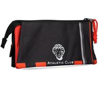 CYPBRANDS CyP Brands-Athletic Club- Estuche, Portatodo, Material escolar, Fútbol, Color Negro, Producto Oficial