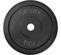 AtHaus® Bad Company - Discos de hierro fundido para pesas (30 mm de diámetro, 1,25 kg, 2,5 kg, 5 kg, 10 kg, 20 kg)