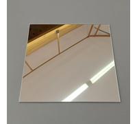AtHaus® Espejo acrílico 3 mm - Azulejos de acrílico irrompibles - Decorativo sin Marco - Corte CNC y tamaño Personalizado - Color: Plata - Tamaño: 110x30 cm