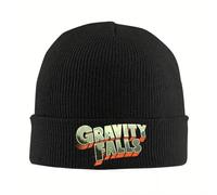 ATHBUPHMU 2025 Logo Gravity Falls Cappello a Maglia Cappello invernale Cappelli Acrilico Caldo Animazione Casual per uomini Donne Regalo