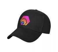 ATHBUPHMU Hex Pulse Chain Logo Gorra de béisbol Gorra de Pesca Gorra Big Size Mujer Beach Masculino