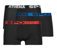 Athena Boxer ECO SPORT Pack de 3 in Negro EU XXL