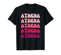 Athena First Name Minimalist Design Camiseta