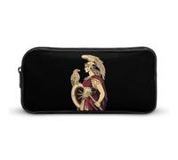 Athena Goddess of Wisdom - Estuche divertido para bolígrafos, lápices de alta capacidad, bolsa de papelería, organizador de cosméticos para hombres y mujeres