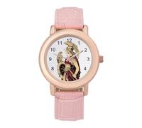 Athena Goddess of Wisdom - Reloj de pulsera para mujer, correa suave, regalo para cumpleaños, día de San Valentín