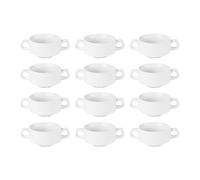 Athena hotelware CF369 apilable sopa cuenco, blanco (Pack de 12)