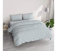 Athena - Juego de Funda nórdica para Cama de Matrimonio, Fabricado en Italia, Dora Acqua