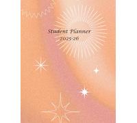 Athena Kraft High School Student Planner 2025-2026 - Dated Academic Planner with Weekly & Monthly Spreads, Goal Setting, and Grade Tracking | Orange