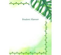 Athena Kraft Undated High School Student Planner - Academic Organizer with Weekly & Monthly Spreads, Goal Setting, and Grade Tracking | Green