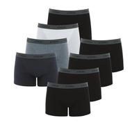 Athéna Promo Basic Coton Ropa Interior, Noir/Noir/Noir/Noir/Anthracite/Gris Chiné/Noir/Blanc, XXL (Pack de 8) para Hombre