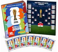 ATHLEJOY Set de iniciación XXL Fan Mundial 2026 - Pegatinas originales de Panini + pegatinas + Special - para coleccionar e intercambiar - Copa del Mundo (álbum de recorte)