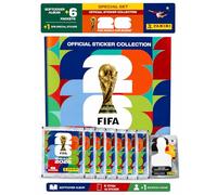 ATHLEJOY Set de iniciación XXL Fan World 2026 - Álbum de pegatinas original Panini, 1 plan de juego y 2 bandas para el sudor de Alemania (juego de iniciación XL (cubierta suave + 6 bolsas y pegatinas