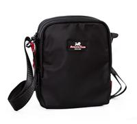 Athletic Club Bolso Bandolera Deportivo, Negro con parche de goma. Pequeño. Producto oficial