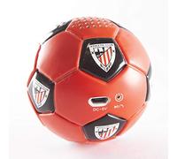 Athletic Club de Bilbao - Altavoz Bluetooth Inalámbrico y Portátil con Forma de Balón - Función Estéreo Inalámbrica - Batería de 300 mAh - Cable Micro USB Incluido - Producto Oficial