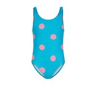 Athletic Sportswear Traje de baño de una pieza para niñas, traje de baño para playa, vacaciones, verano, protección solar, secado rápido, lecciones de natación, azul, 3 años