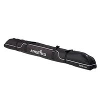 Athletico Diamond Trail Padded Ski Bag - Single Ski Travel Bag to Transport Skis (Black, 185cm)