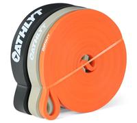 Athlyt - Set de 3 bandas de resistencia elásticas para entrenamiento de fuerza muscular