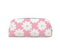 AthuAh Estuche para lápices con patrón de camelia, bolsa portátil para lápices y bolsa de almacenamiento de papelería con cremallera, organizador de gran capacidad, unisex, Silver, Talla única,