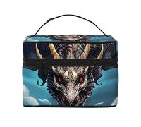 AthuAh Flying Dragon - Neceser de viaje con cremallera, gran capacidad, unisex, adecuado para exteriores, deportes, viajes, etc., Negro -, Talla única