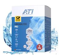 ATI Análisis de laboratorio ICP para agua de mar Pro con análisis de agua de ósmosis para acuarios de agua de mar, juego de 3, incluye envío de devolución