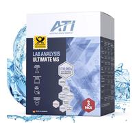 ATI ICP Test - Análisis híbrido de agua de mar Ultimate-MS con doble validación para acuarios de agua de mar, juego de 3 unidades, incluye envío de devolución