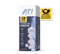 ATI ICP Test - Análisis híbrido de agua de mar Ultimate-MS con doble validación para acuarios de agua de mar, 1 unidad, incluye envío de devolución