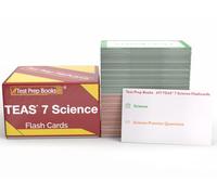 ATI TEAS - 7 tarjetas de estudio científico: preparación para el examen de ingreso de enfermería TEAS