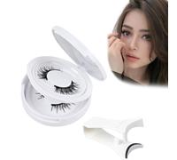 Atikisoi-Atikisoi Magnetic Lashes, Ginani Magnetic Lashes, Atikisoi Reusable Magnetic Eyelashes, Magnetic Eyelashes Lashes with Applicator Reusable Natural Look (2pcs-H23-1)