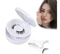 Atikisoi-Atikisoi Magnetic Lashes, Ginani Magnetic Lashes, Atikisoi Reusable Magnetic Eyelashes, Magnetic Eyelashes Lashes with Applicator Reusable Natural Look (2pcs-H23-2)
