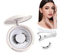 Atikisoi Magnetic Lashes, Magnetic Lashes with Applicator, Magnetic Lashes Kit, Reusable Magnetic Lashes No Glue Needed, Magnetic Eyelashes Natural Look, Double Sided Magnetic Eyelashes (Simple)