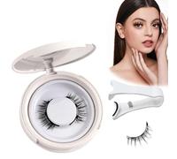 Atikisoi Magnetic Lashes, Magnetic Lashes with Applicator, Magnetic Lashes Kit, Reusable Magnetic Lashes No Glue Needed, Magnetic Eyelashes Natural Look, Double Sided Magnetic Eyelashes (Natural)