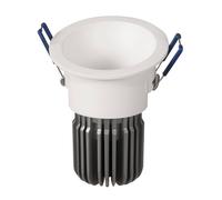 ATILED Empotrada LED Toodle redondo asimétrico, blanco