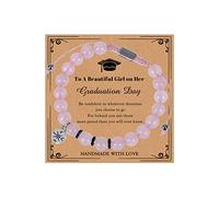 Atiptu Pulseras de graduación 2023, pulseras de brújula, regalos de graduación para ella, pulsera de graduación inspiradora para graduados de escuela secundaria universitaria, Sin gemas.